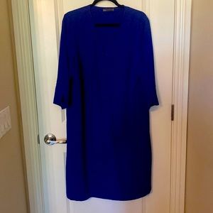 Marks & Spencer Collection crepe animal print v neck shift dress